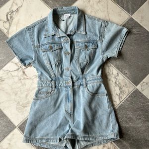 Le Lis denim jumpsuit small